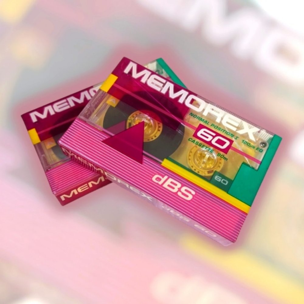 Pair of Memorex tapes cassette